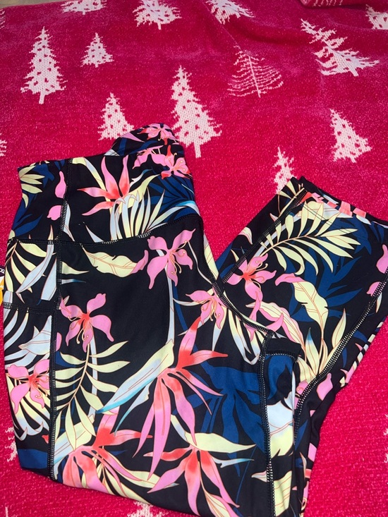 Avia Pants - NWT Avia Tropical Floral High-Waist Leggings 2X